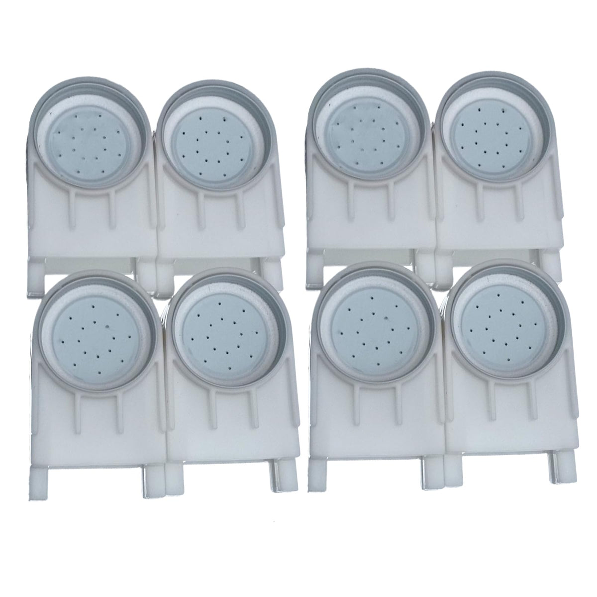 Dabkanna 8-pack hive entrance feeders with lids for clean, controlled feeding