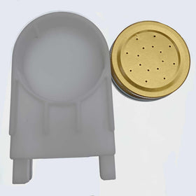 Dabkanna aluminum cover with sealing ring minimizes dripping