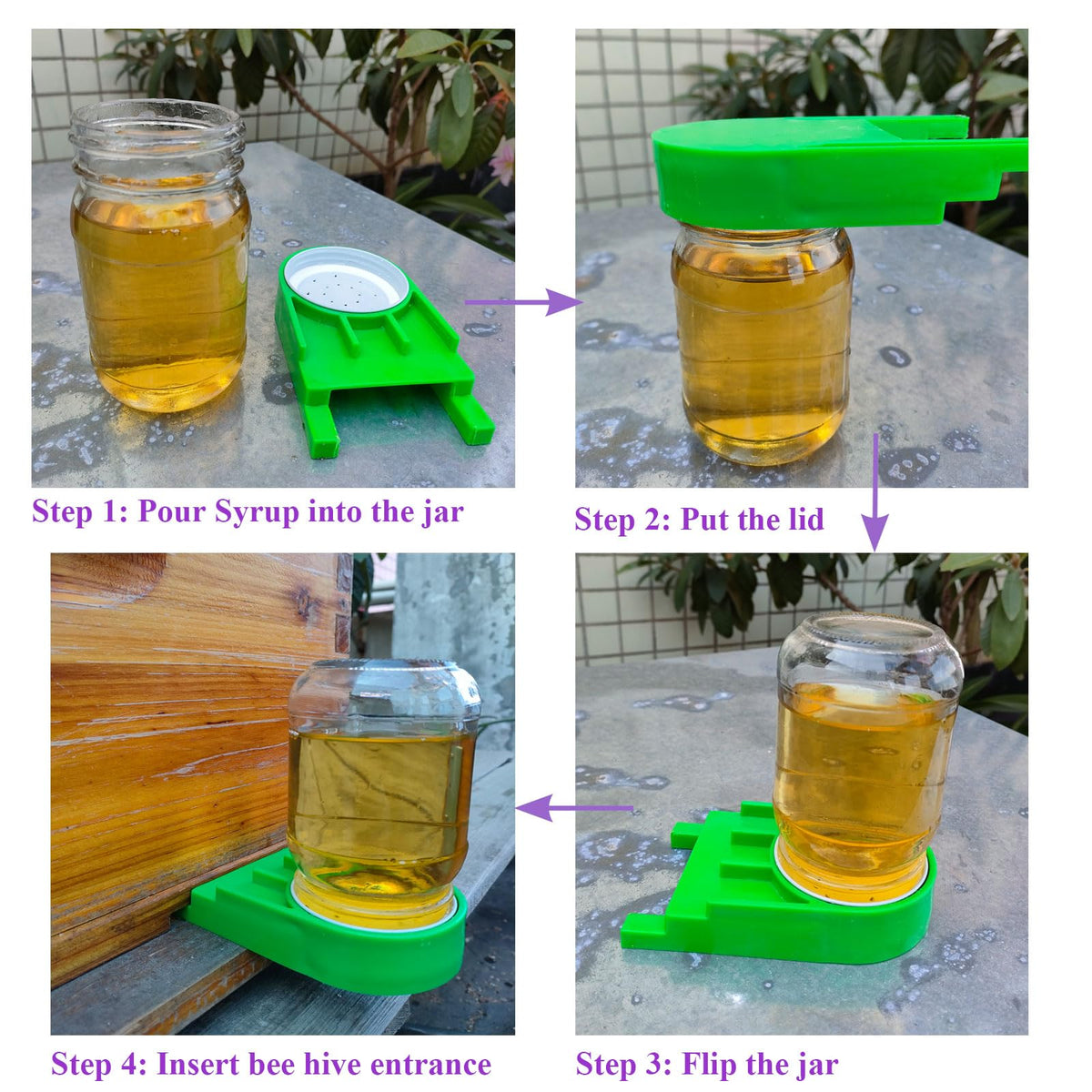 Dabkanna Bee Hive Feeder eight-pack provides ready replacements for multiple hives.