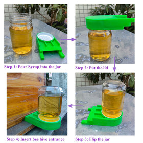 Dabkanna Bee Hive Feeder eight-pack provides ready replacements for multiple hives.