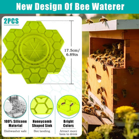 Outdoor-grade silicone provides durable, weather-ready feeding station.