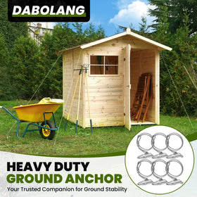 Dabolang storm-stable anchor helps keep sheds and playsets in place during wind