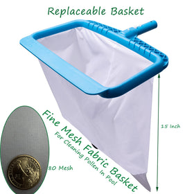 DABOVIN skimmer has smooth edges to protect pool liners during use.