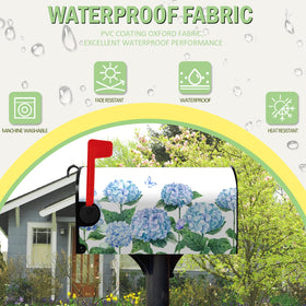 Durable fabric of Dacawin hydrangea mailbox cover withstands outdoors
