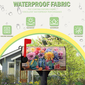 Dacawin vibrant mailbox decor that boosts curb presence