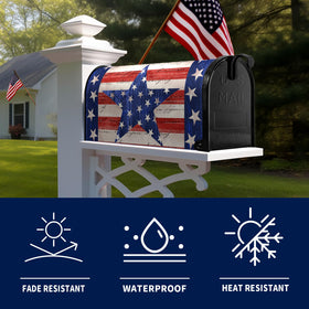 Dacawin outdoor-ready mailbox cover stands up to weather and fading.