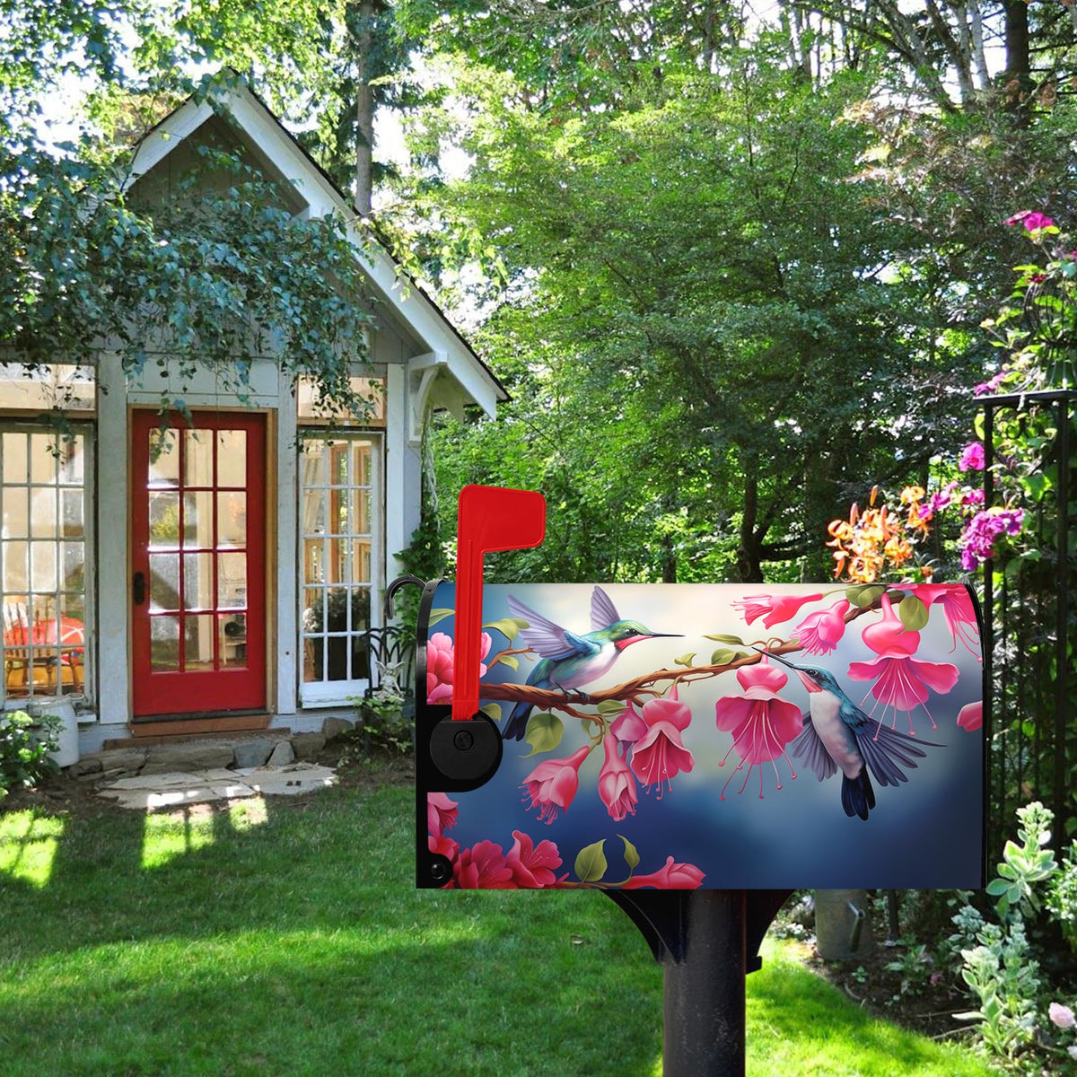 Dacawin waterproof Oxford fabric keeps the mailbox cover durable in rain