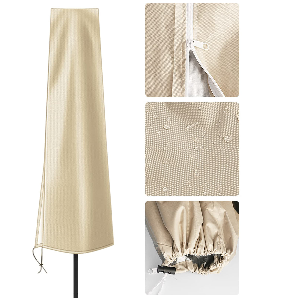 Dafire lightweight, durable umbrella cover for easy handling.