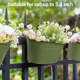Dahey planter with detachable hooks enables flexible hanging options