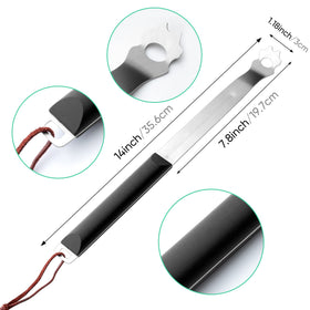 DAILY KISN Grill scraper with hang loop for easy storage after grilling