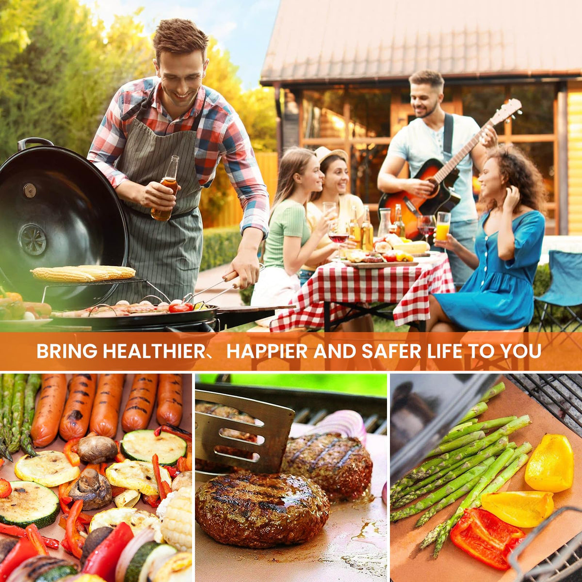 Dailyart copper grill mat gift-pack idea for dad or grill enthusiasts.