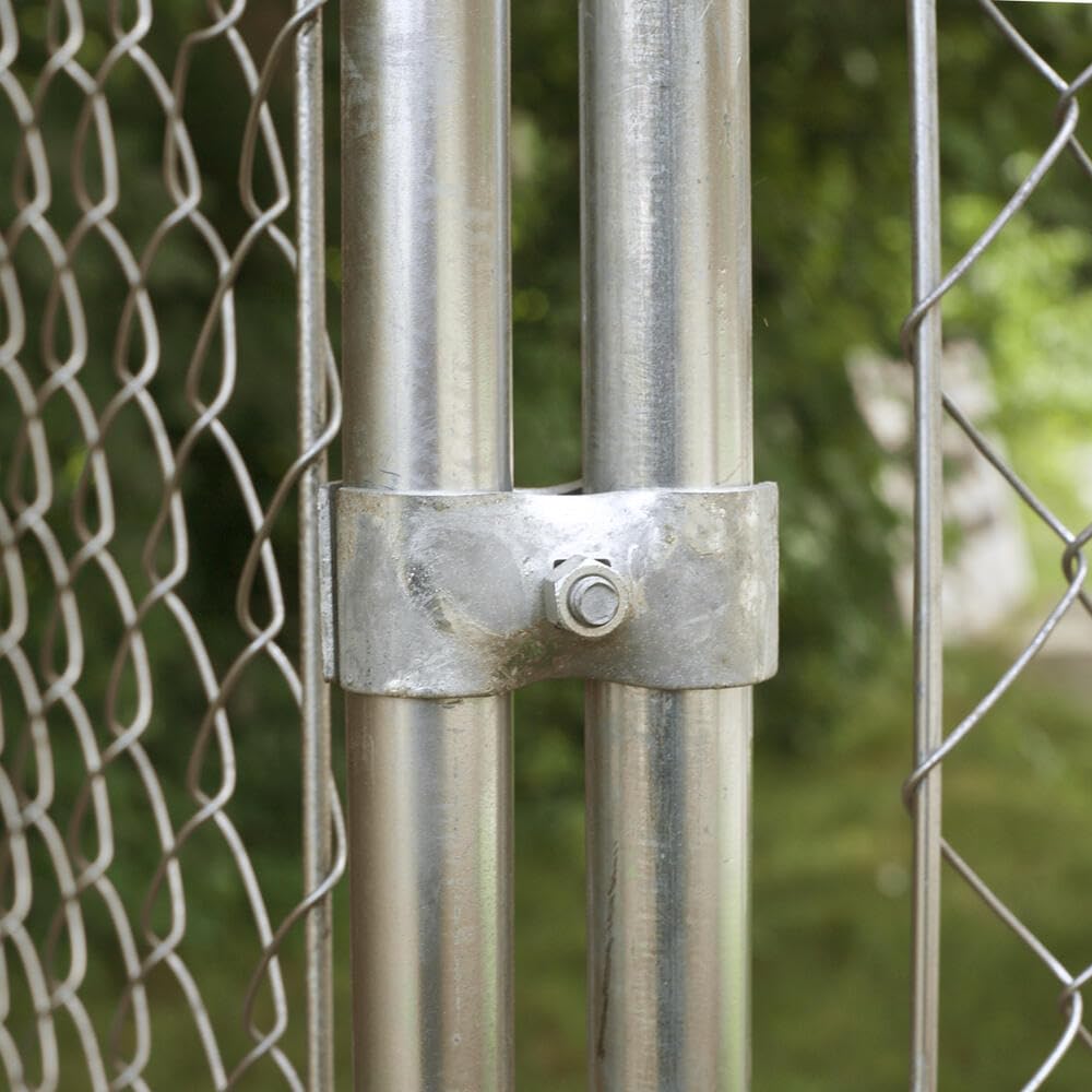 Dailydanny galvanized steel clamps resist rust for outdoor kennels