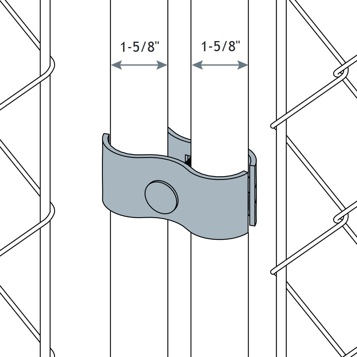 Dailydanny kennel panel joining clamp connects two panels securely