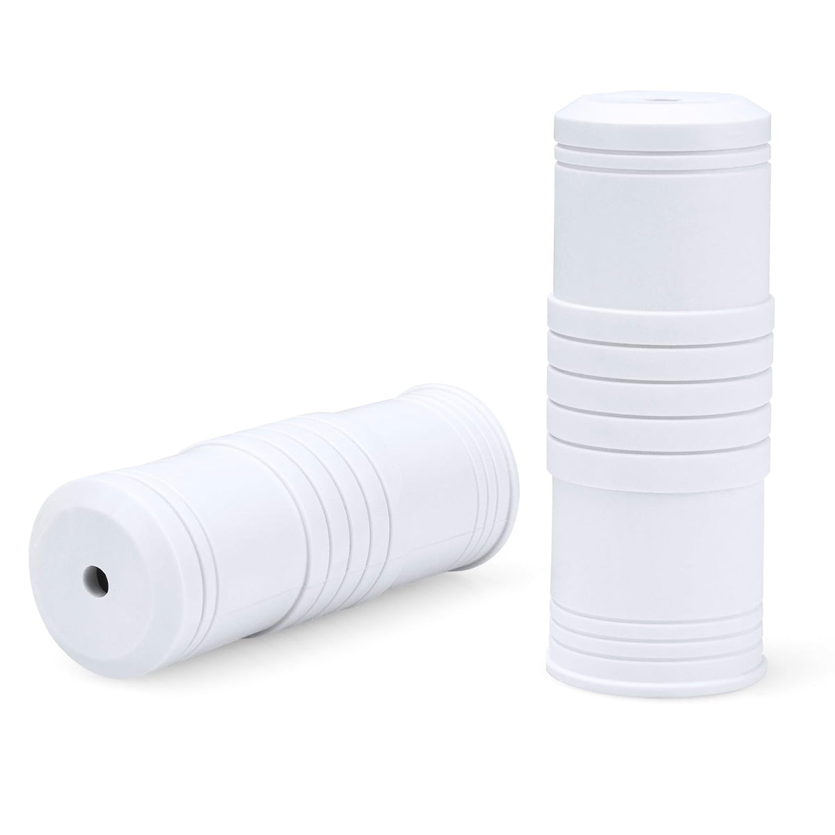 Dairrr Fuuu pool pole grip handle replacement in white vinyl for 1-1/8 inch poles, upgrade option