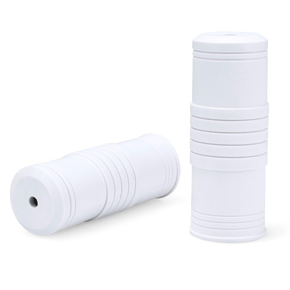 Dairrr Fuuu pool pole grip handle replacement in white vinyl for 1-1/8 inch poles, upgrade option