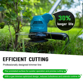 Bright green color of Dairrr Fuuu T-03866 line enhances visibility during edging.