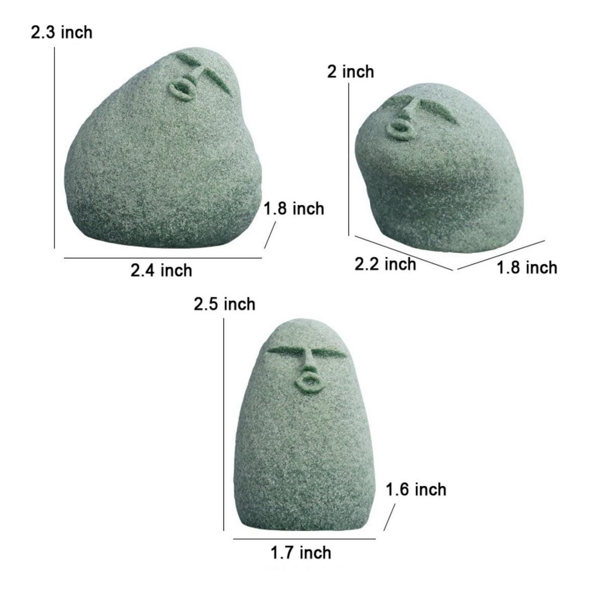 Daisylily weathered grey figurine highlights natural texture and charm.