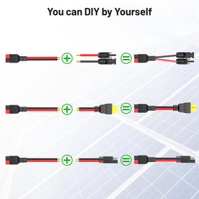 Daitoku Powerpole extension cable with 12AWG copper supports efficient charging.
