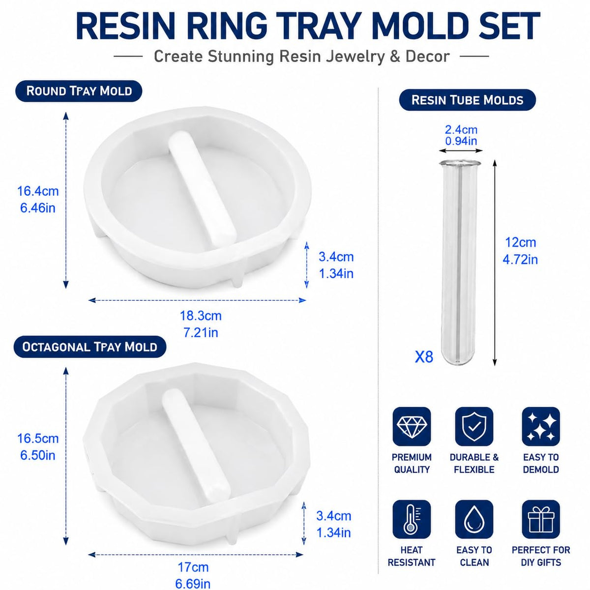 DaKuan elliptical vase mold for elegant resin displays