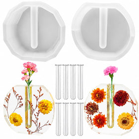 DaKuan polygonal vase mold for epoxy resin centerpieces