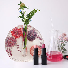 DaKuan polygonal vase size 17x16x3 cm for tabletop displays