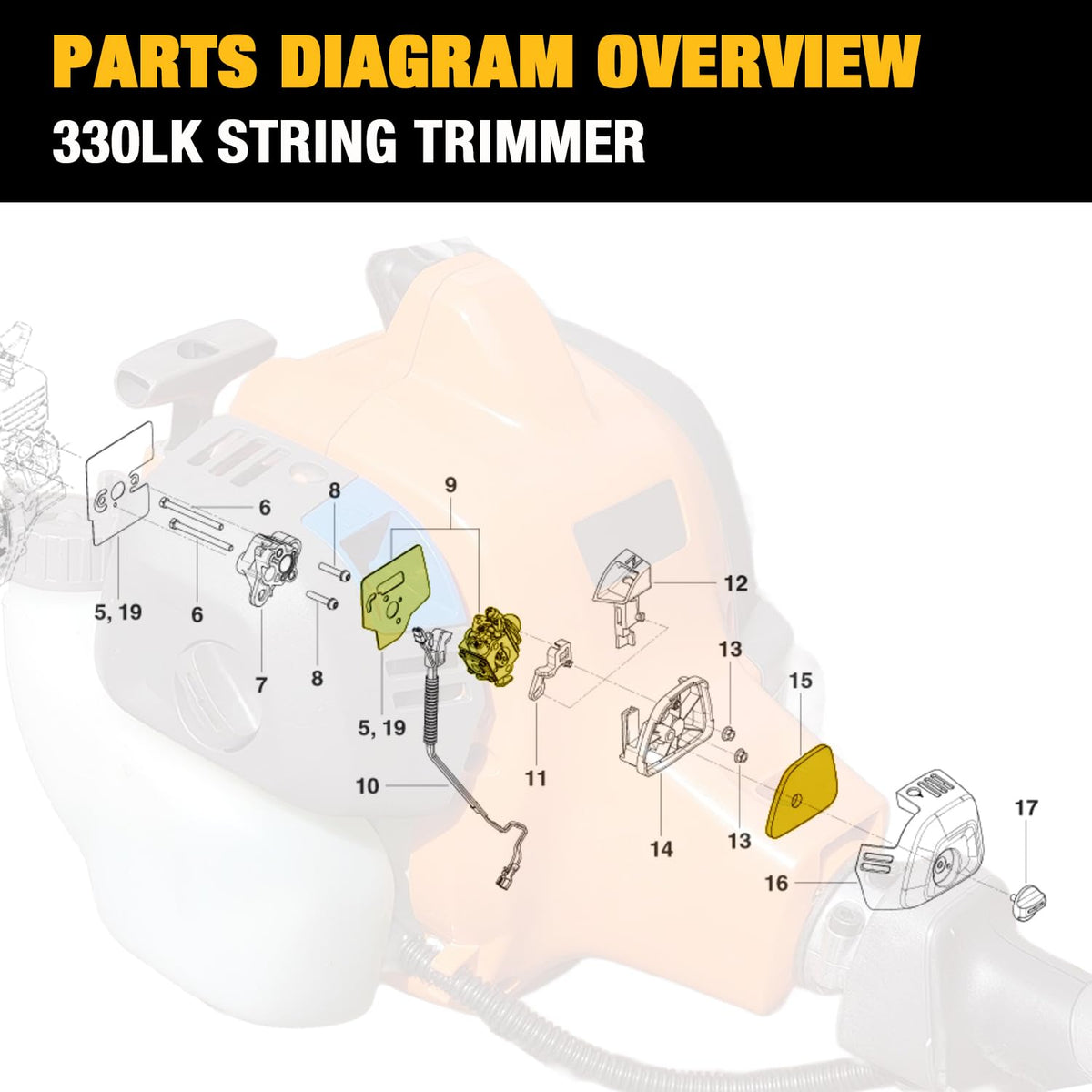 Dakule all-in-one tune-up kit with included parts for easy maintenance