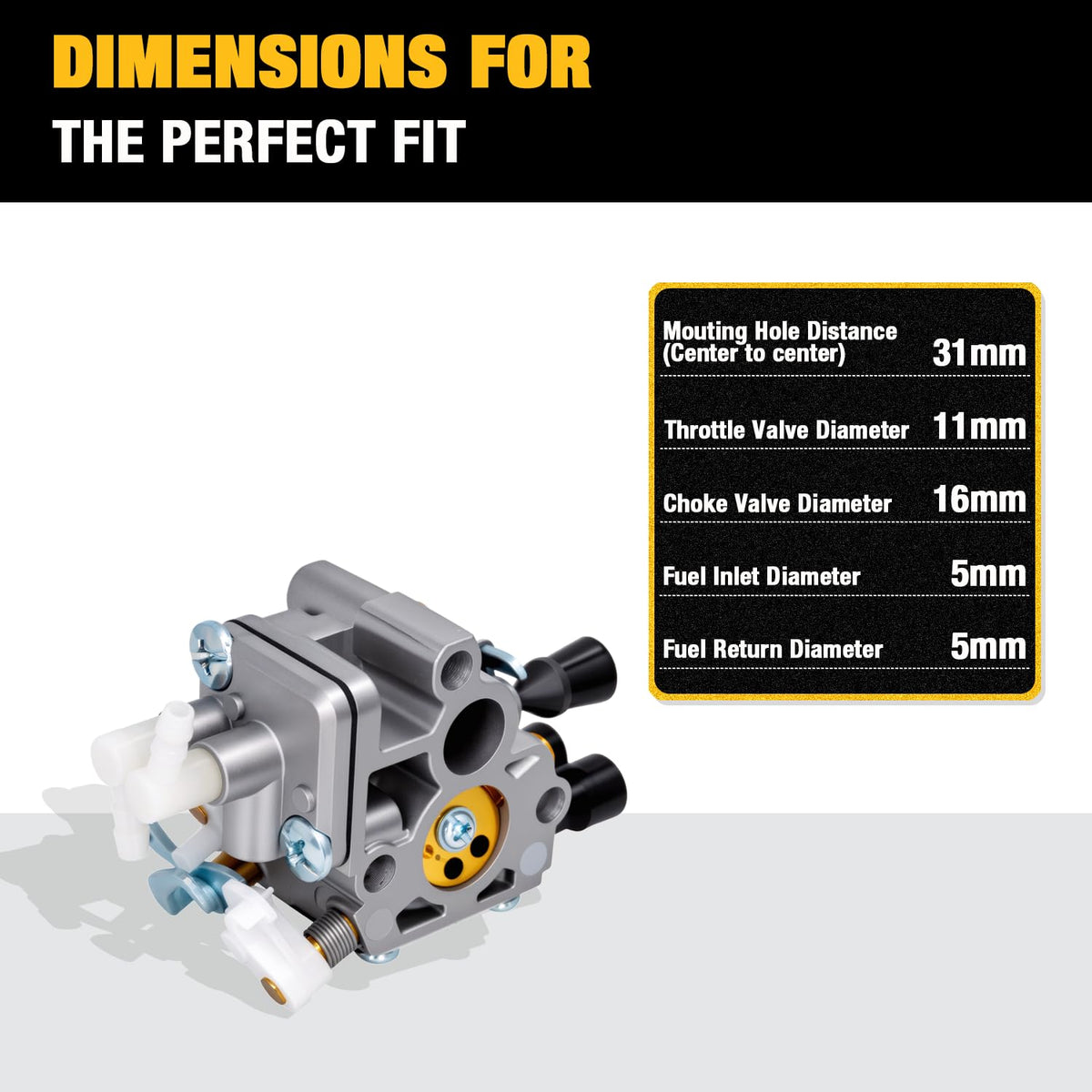 Dakule fuel line and primer bulb kit enables quick priming