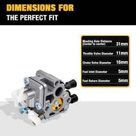 Dakule fuel line and primer bulb kit enables quick priming