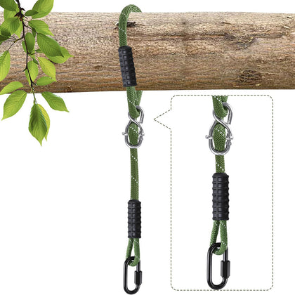 Dakzhou heavy-duty tree swing rope package – durable materials for outdoor use.
