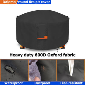 Dalema round cover features side handles for easy on/off