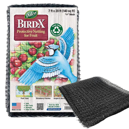 Dalen Bird-X netting over a fruit tree for bird protection and fruit care