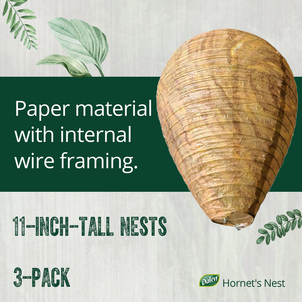 Dalen Hornet's Nest helps create a calm patio by deterring wasps and hornets.