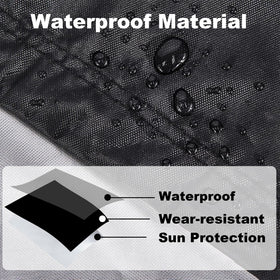 Dalianlc all-weather patio heater protection against wind and rain