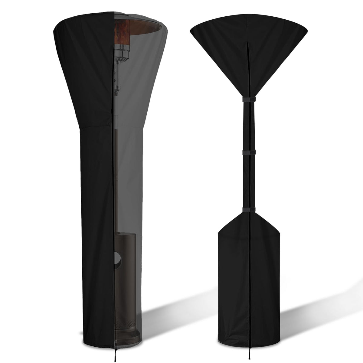 Dalianlc patio heater cover with shrinkage structure shielding wind-prone unit