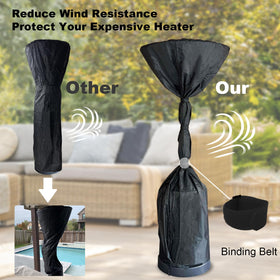Dalianlc standard-size patio heater cover fitting a tall standing heater