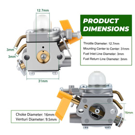 Dalom C1U-H60 model list indicates compatible Ryobi/Homelite tools.