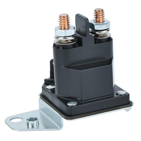 Dalom intermittent-duty solenoid with four terminals for stable mower ignition.