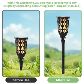 DALQUIS ground stake 210mm for sturdy lawn lighting