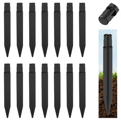 DALQUIS ground spikes 8-25-inch for landscape lights, outdoor stability.