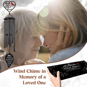 Damaigiift sympathy gift wind chimes outdoors for comforting remembrance