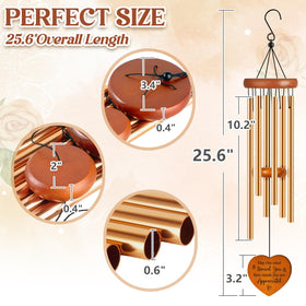 Damaigiift wind chimes gift packaging signals a thoughtful thank you.
