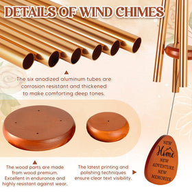 Damaigiift wind chimes in gift-ready packaging ideal for gifting.