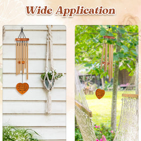 Damaigiift wind chimes porch hanging adds welcoming ambiance.