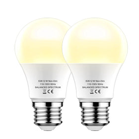Damotec A19 grow light bulb in use boosts indoor plant growth