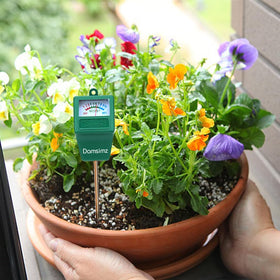 Damsimz no battery needed meter reads soil moisture instantly.