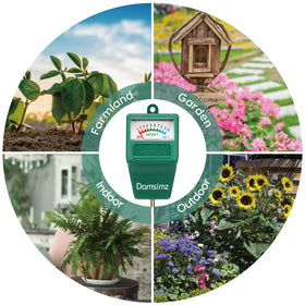 Damsimz 2-pack plant moisture meters offer quick plant-care insights.