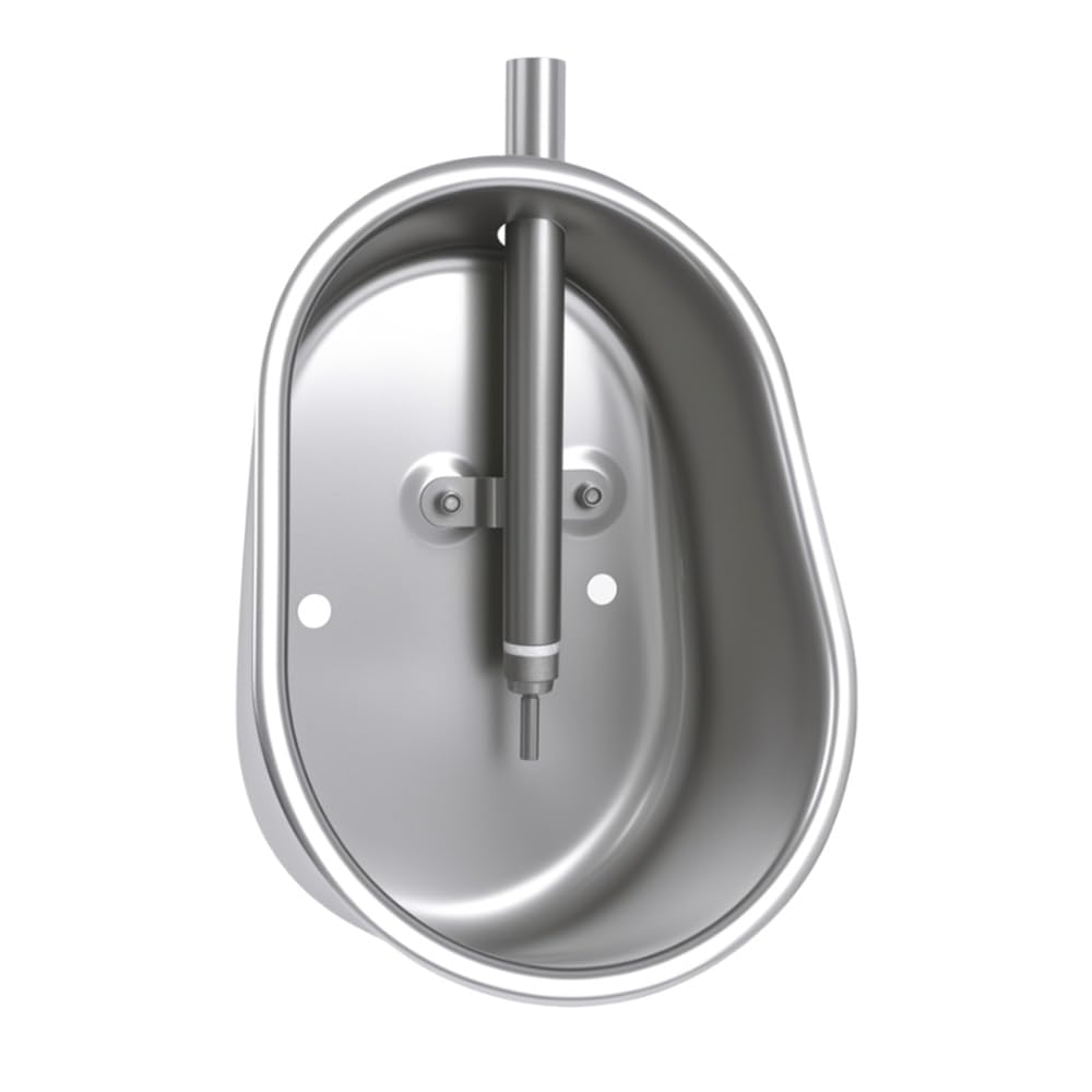Danbark waterer bowl with snout-activated nozzle for quick, touch-free hydration