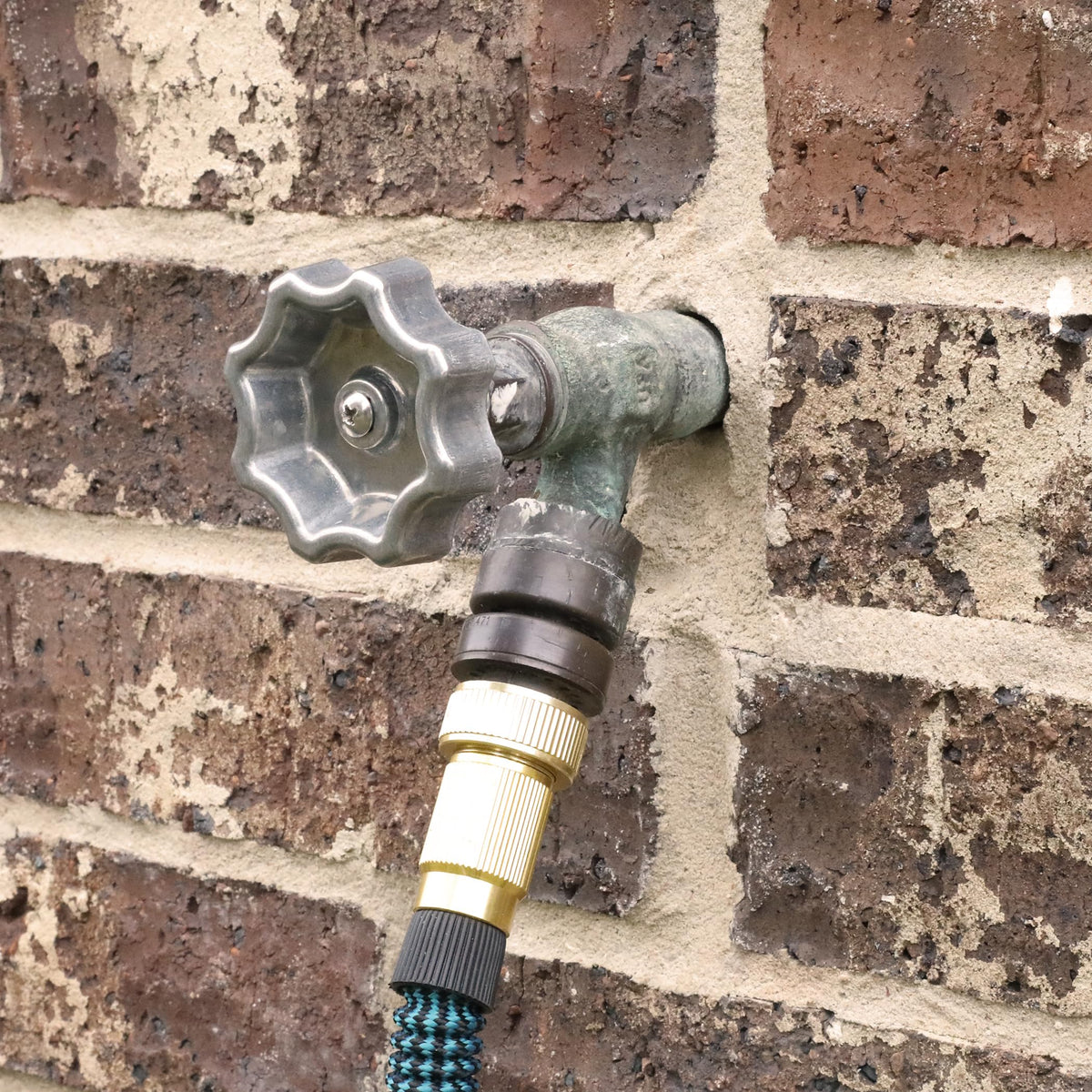Metal construction with rust-resistant finish delivers durable outdoor performance.