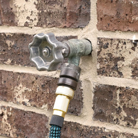 Metal construction with rust-resistant finish delivers durable outdoor performance.