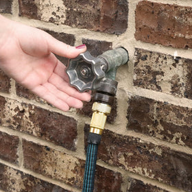 Two-pack includes screws and adapters for quick, DIY faucet replacement.